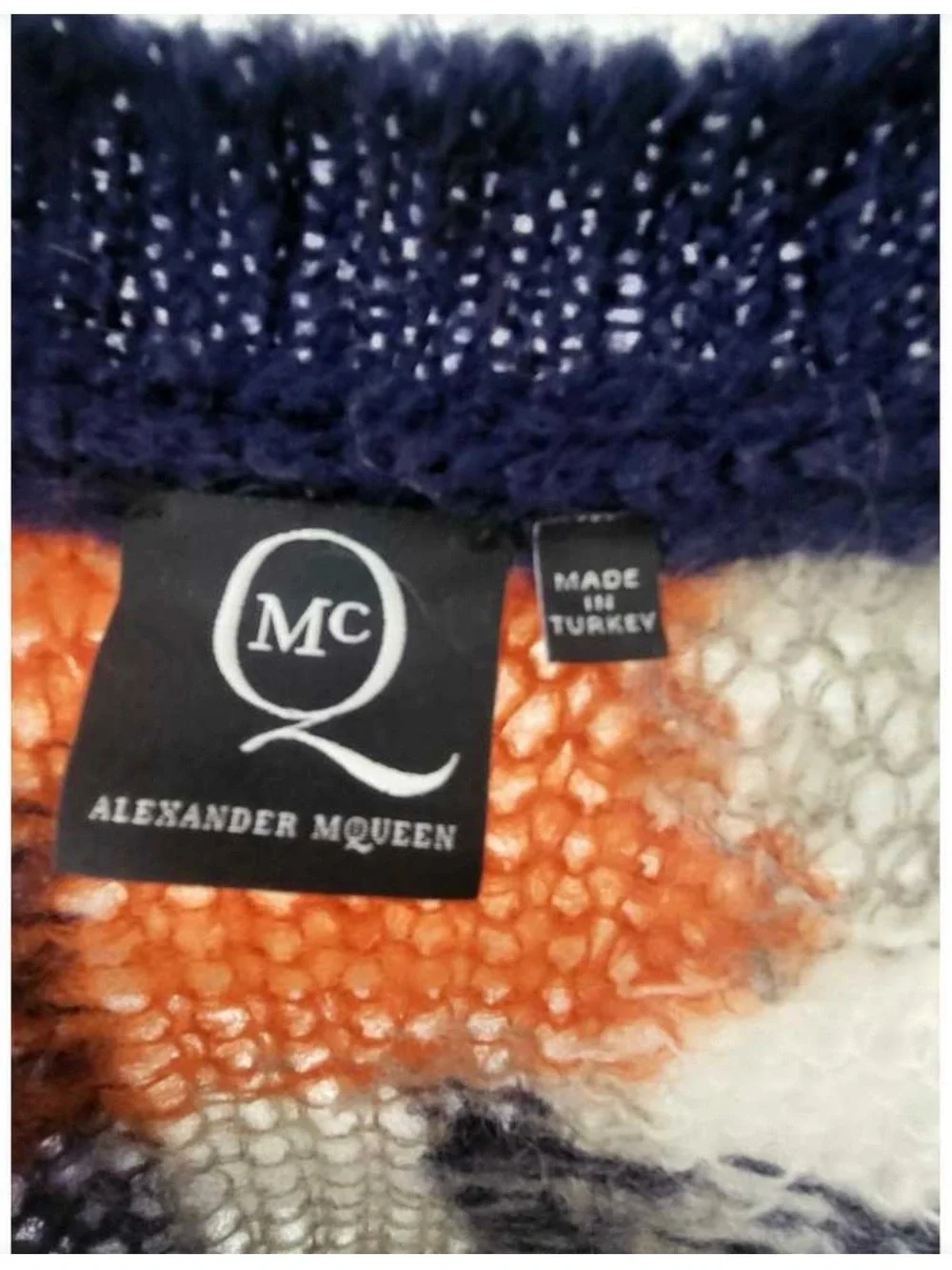 Alexander MQueen Colorblock Cardigan